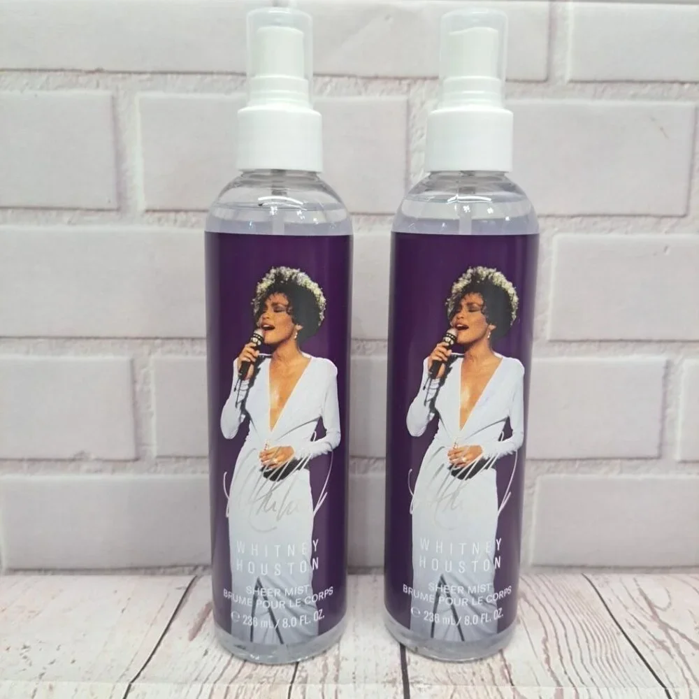 2X, Scent Beauty Whitney Houston Sheer Mist 8 fl. Oz. Limited Edition Body Spray
